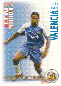 Luis Antonio Valencia Wigan Athletic 2006/07 Shoot Out #356